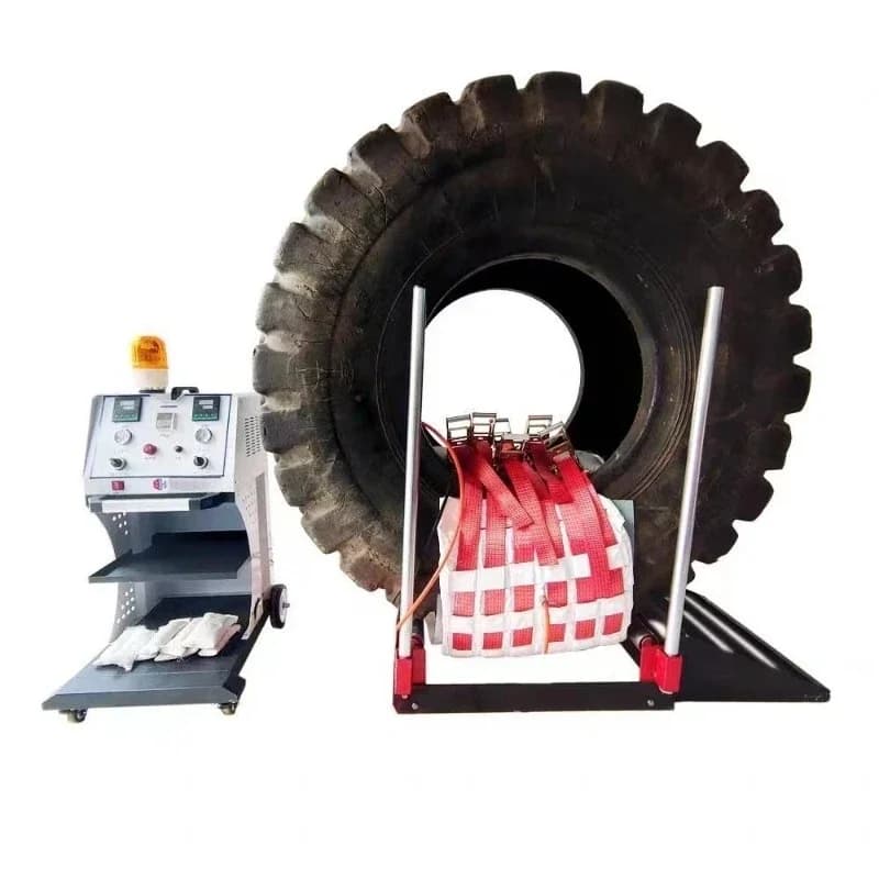 Forklift loader, truck tire repair machine, tire repair machine