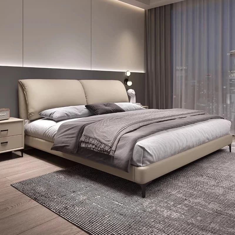 Multifunctional Design Bed Headboards Bedroom Children Double Luxury Bed Modern Sleeping Letto Matrimoniale Trendy Furniture