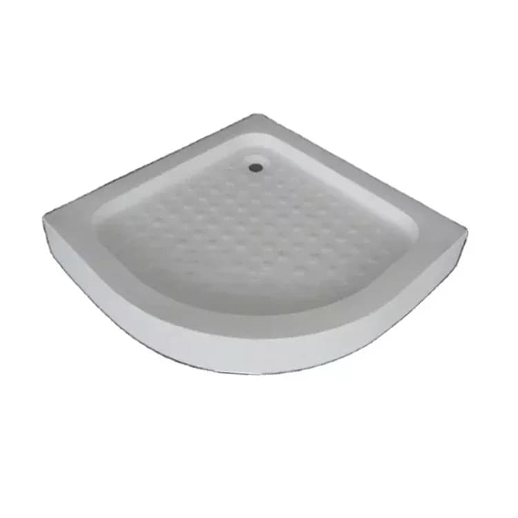Top Fashion Portable Pure White Freestanding Shower Tray Elegant Bathroom Accessory