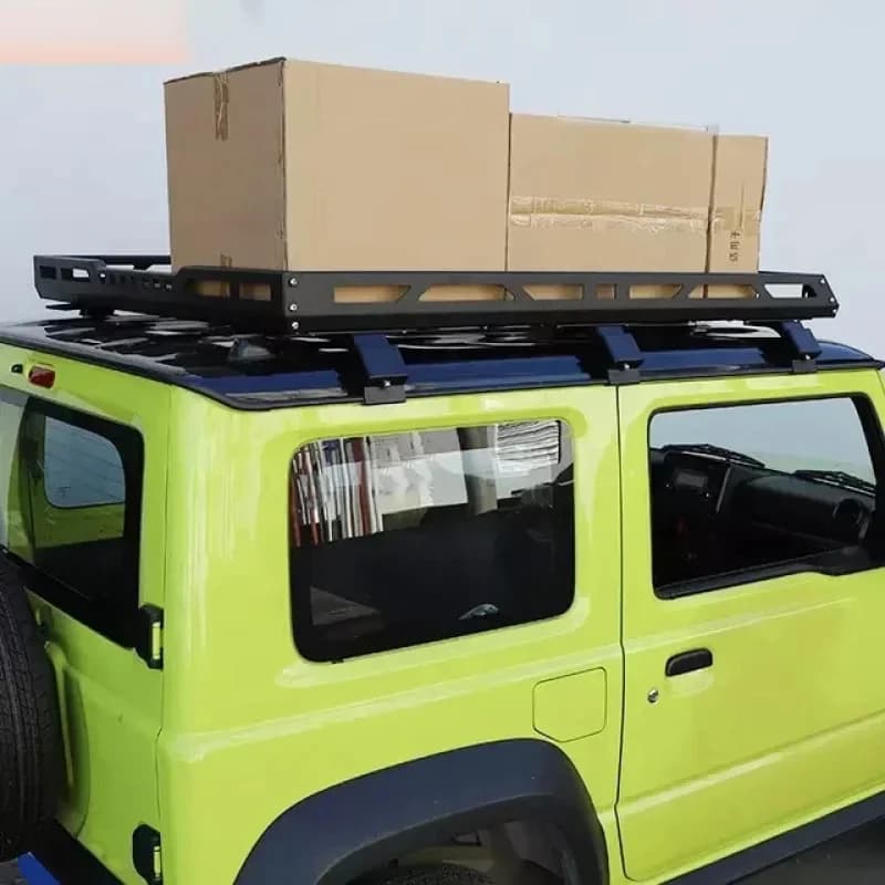 Factory Hot Sale Auto Exterior Parts Car Organizer Cargo Roof Rack Basket Lage Cer Jimny +