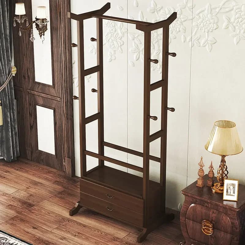 Multifunctional Coat Rack Fashionable Bench Vertical Space Hotel Hipping Coat Rack Charriot Colgador De Ropa Storage Furniture