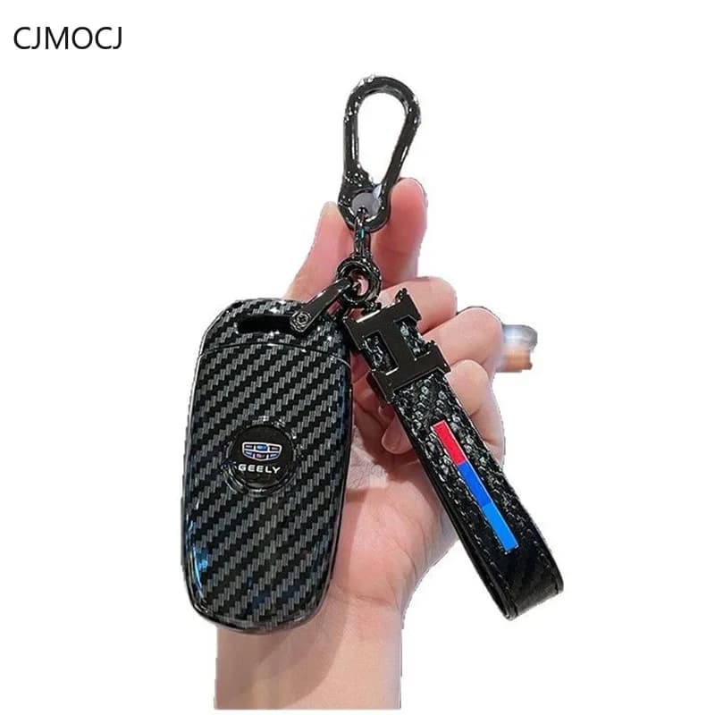 Premium ABS Key Cover Case for Geely Boyue/Emgrand GL/GS/Vision X3/X6/S1/Borui/EX3/ Kung Fu Ox (2024) - Protective Key Fob Shell