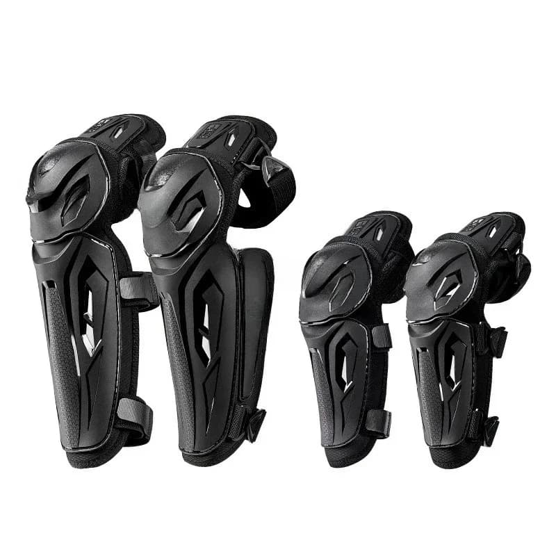 Motorcycle knee pads and elbow pads four-piece CE2 riding set