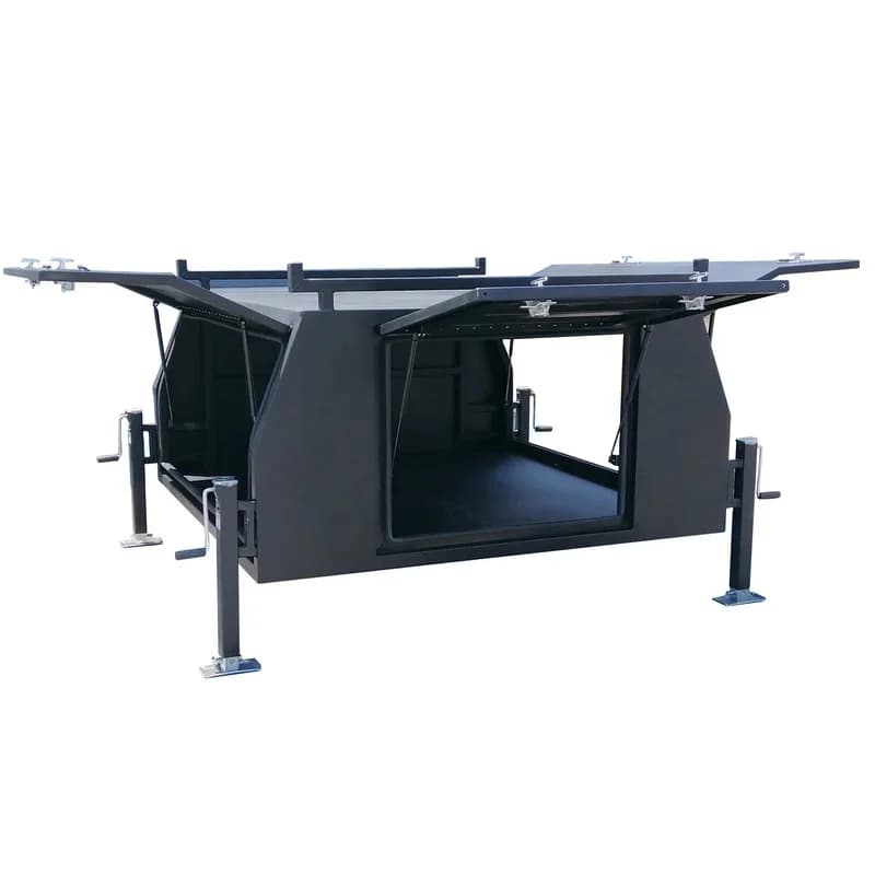 High Quality Waterproof Aluminum Ute Canopy With Toolbox & Racks Off Road Exterior Modification Accessories