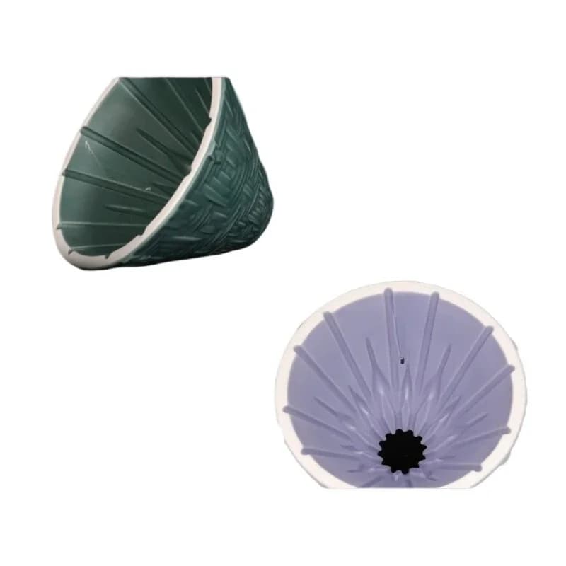 62/FS62 drip coffee filter cup, brand new coffee flower groove with high fit