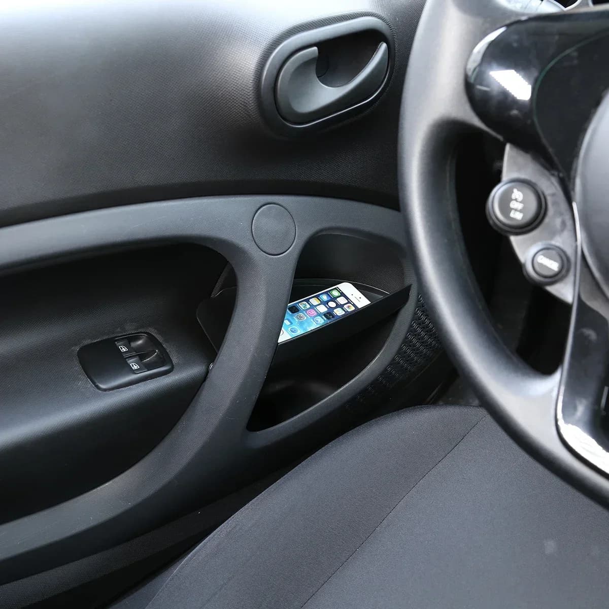For 16-21 Mercedes-Benz smart car door handle storage box car interior storage tray accessories high quality ABS material