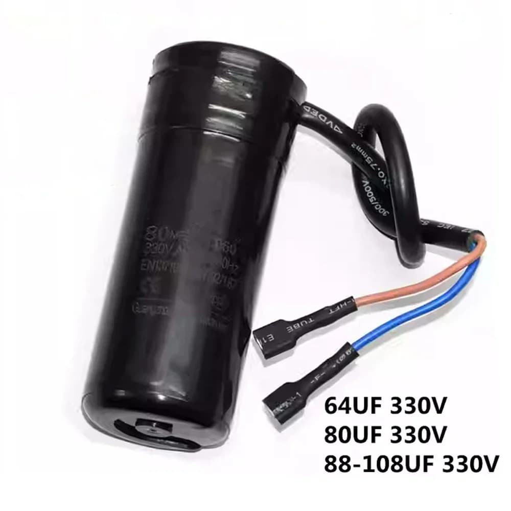 Refrigerator Display Fresh Freezer Compressor 64uF 80uF 88-108uF 330V Starter Capacitor Refrigerator Compressor Start Capacitor