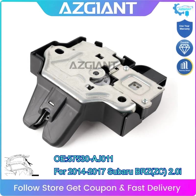 AZGIANT Car Trunk Lid Lock Release Actuator Motor 3Pin for 2014-2017 Subaru BRZ(ZC) 2.0i Replacement Self Repair #57530-AJ011