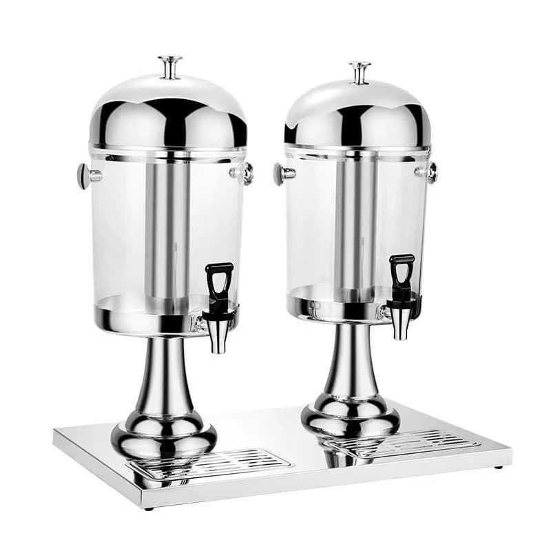 Stainless steel thickened single double head refrigeration beverage machine cold drink machine meal stove buffet stove juice tri