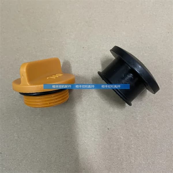 1pc For Hyundai Doosan Daewoo Excavator 55 60 80 Engine Flywheel Housing Cover Rubber Plug Oil Filler Cap