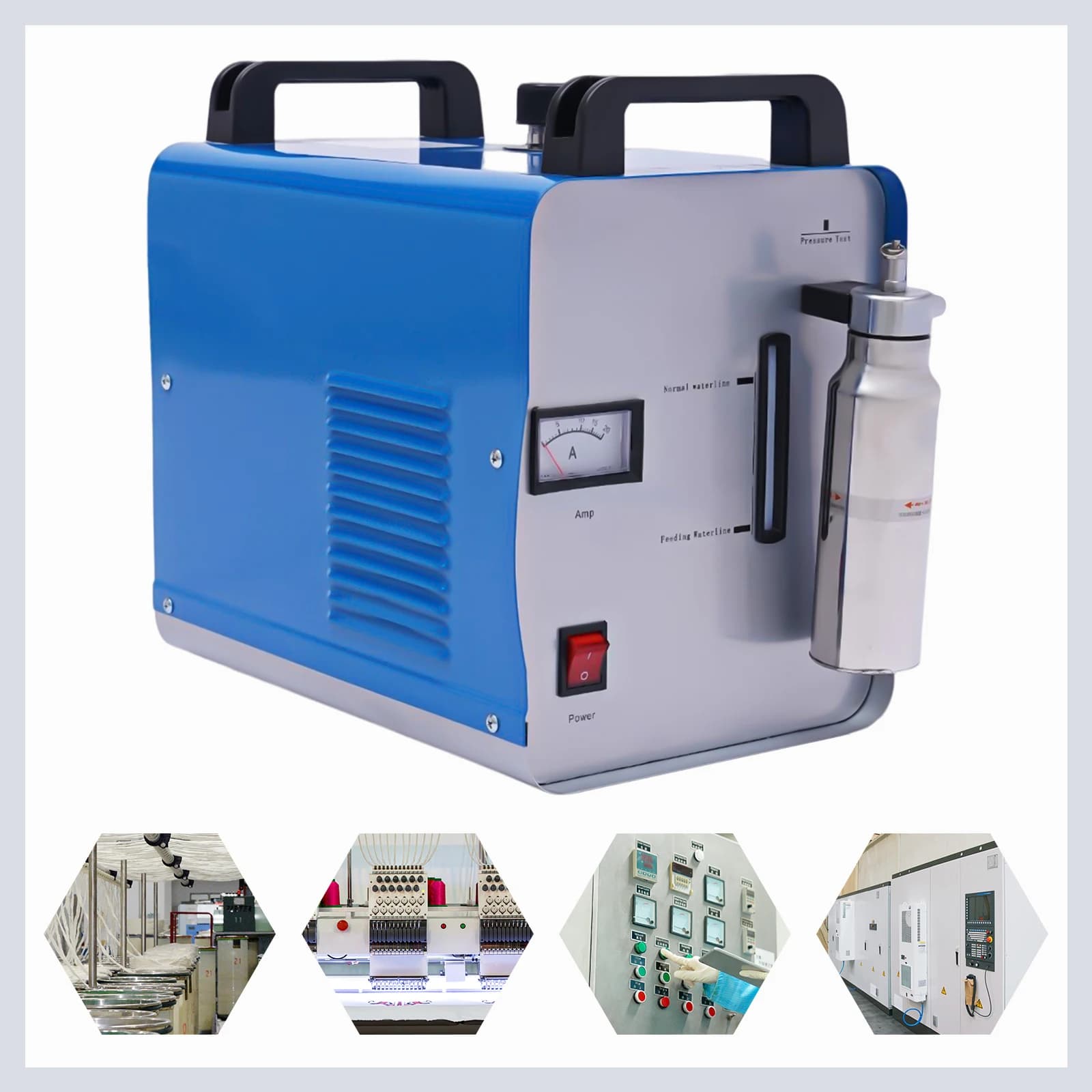 for Hydrogen Generator 95L/400W or 75L/300W Gas Flame Welder Acrylic Polisher Polishing Machine + 2 Torch Tip &1 Flame Torch