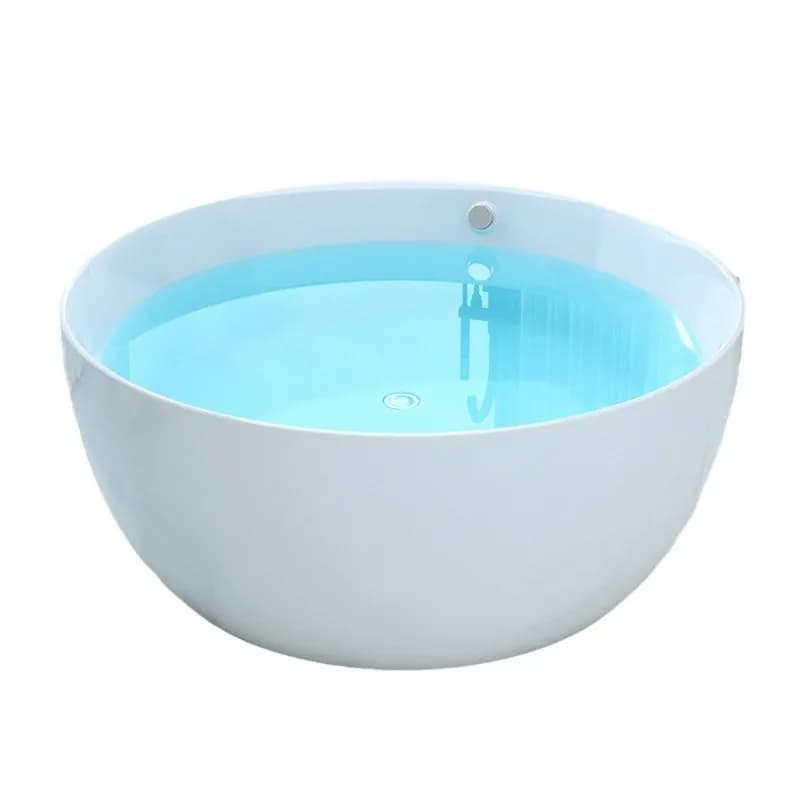 Hardcover B & B Color Round Constant Temperature Heating Independent Bathtub