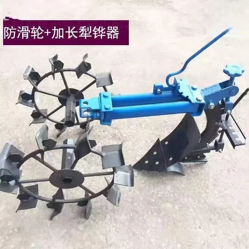 Agricultural machinery anti-skid wheel lengthened plow iron wheel plow micro-tiller accessories plow  enlarged rotary tiller