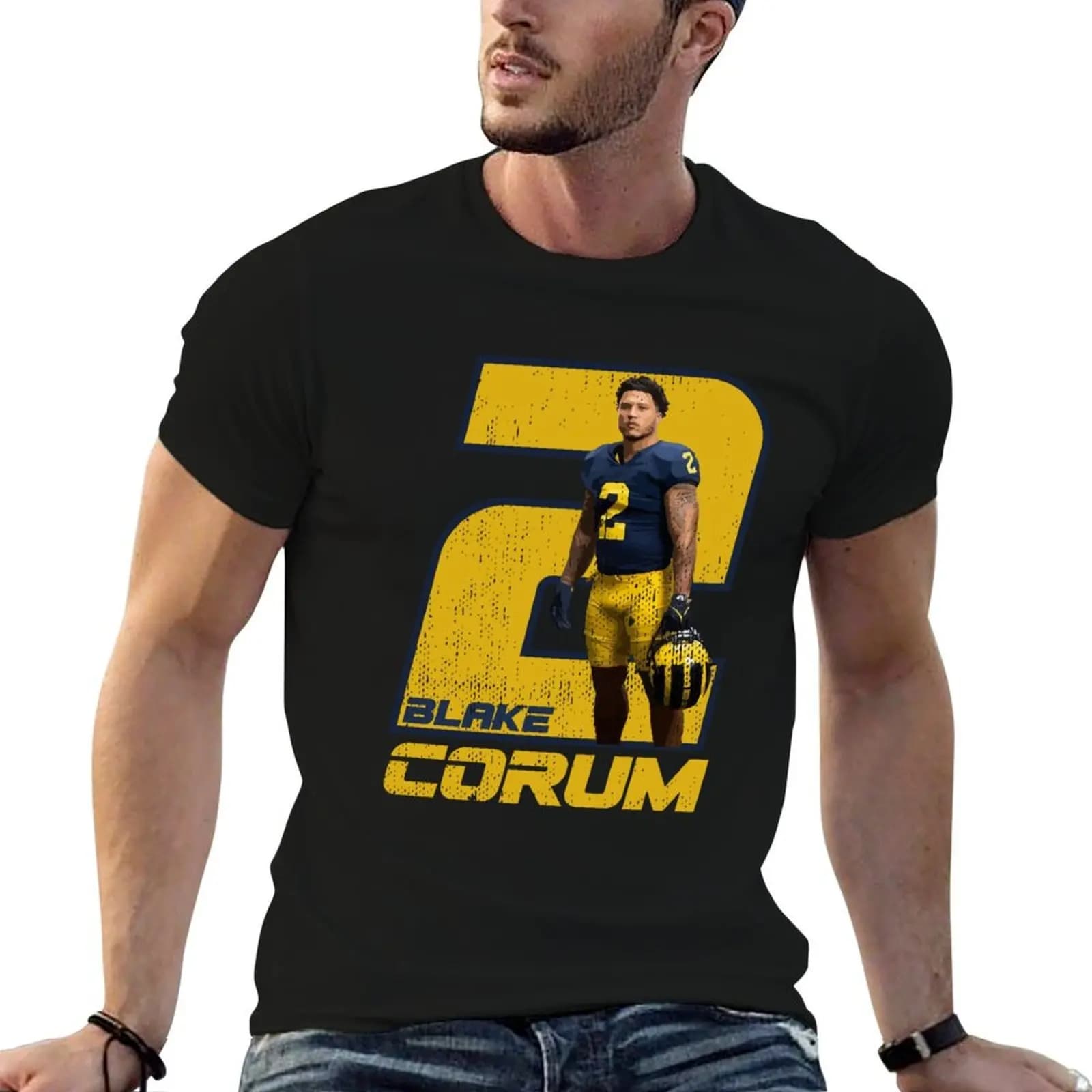 Blake Corum T-Shirt new gifts and t-shirts graphic t shirt vintage big and tall t shirts for men