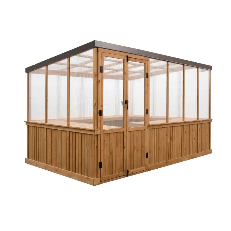 Thermal insulation plant flower room outdoor greenhouse greenhouse courtyard homestay preservative wood warm rain shade sun room