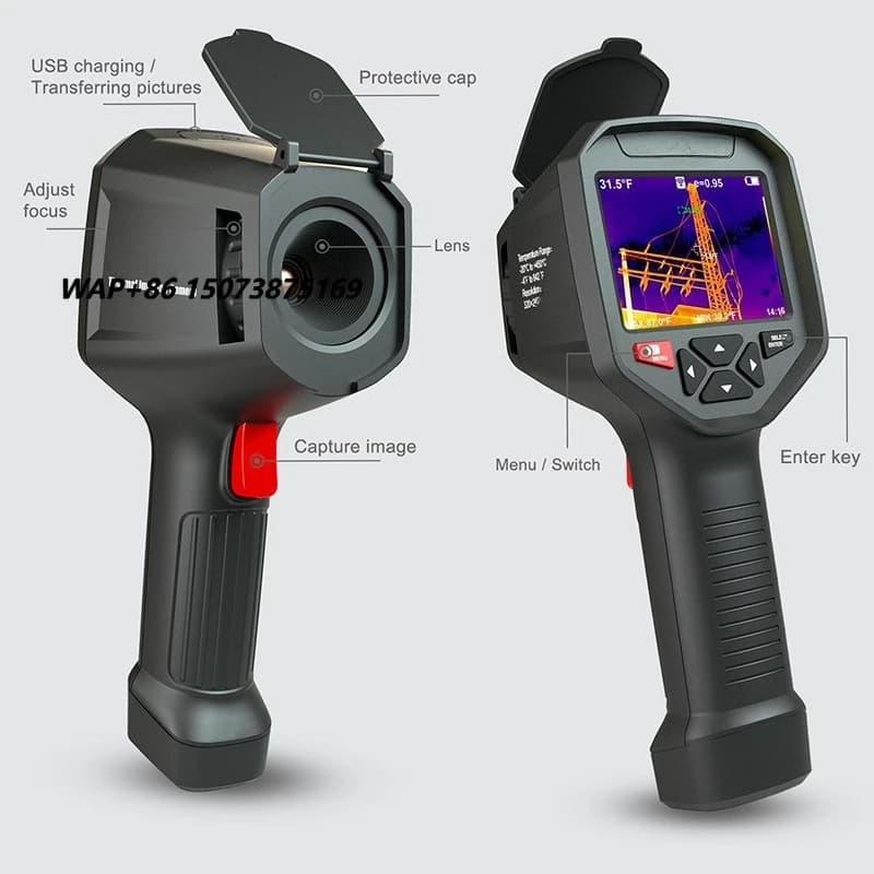 Hti HT-H8 384*288 Handheld Thermal Infrared Imaging  Rechargeable Support WIFI Rechargeable Thermal Tools