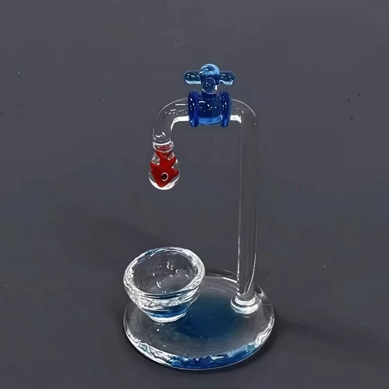 Desktop glazed faucet small ornament