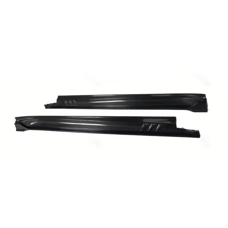 For Modified PK Style Dry Carbon Fiber Body Kit with Side Skirts and Skirt Edges, Suitable for Taycan