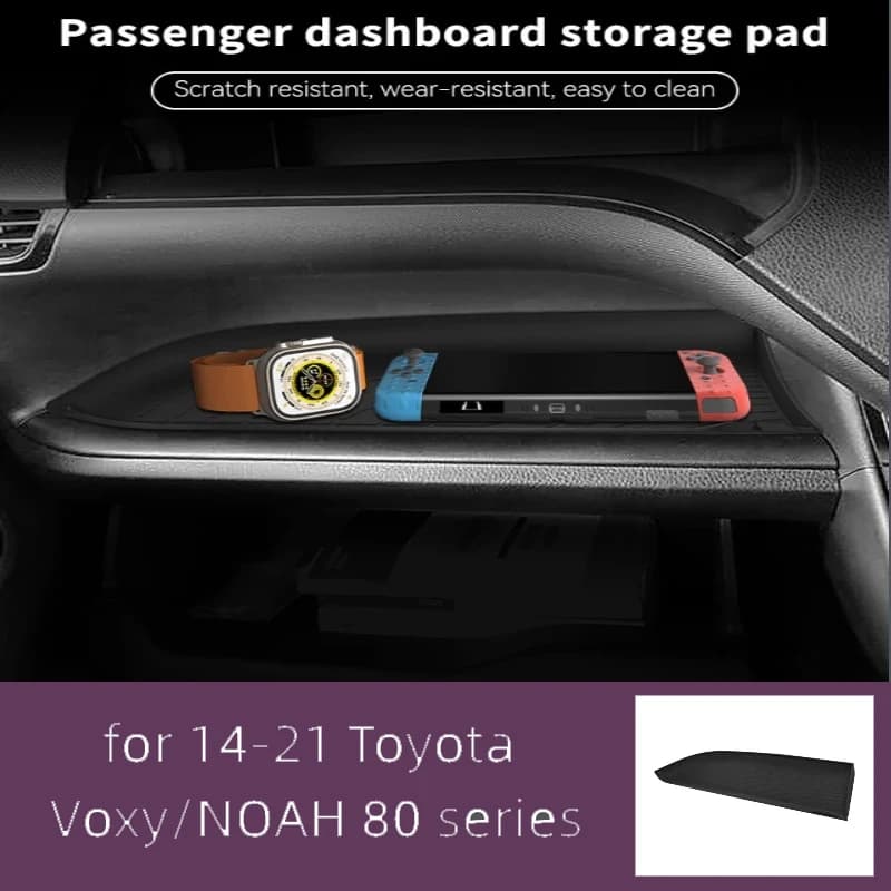 Suitable for 14-21 Toyota Voxy/NOAH 80 series car co-driver silicone instrument panel pad storage storage pad