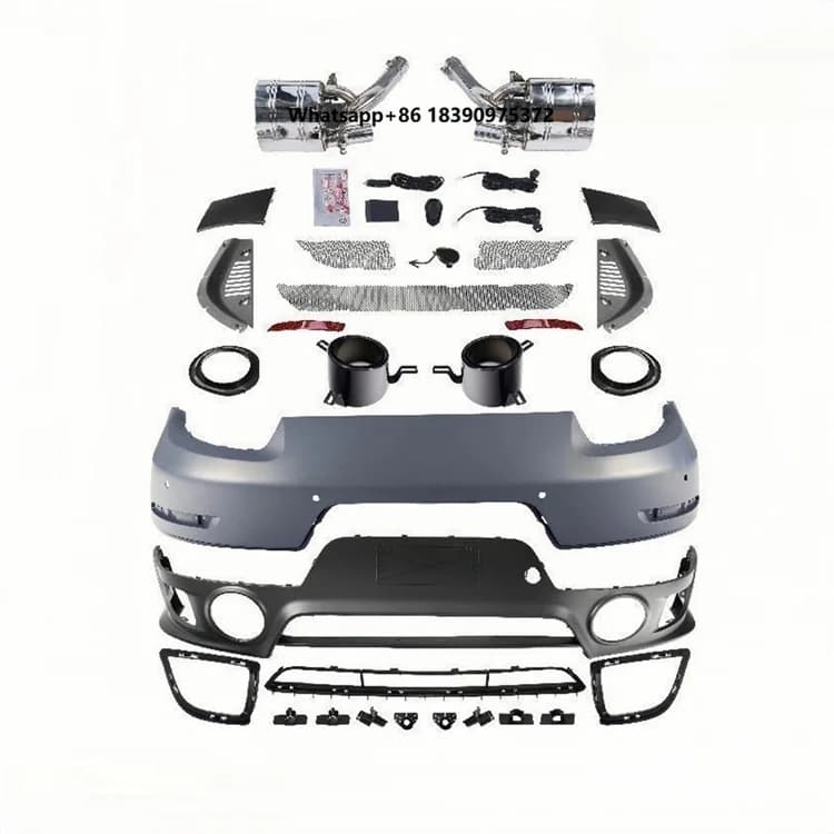 Veidt for  for  911 991 Modified  Upgraded GT2 RS Body Kit Semi-Carbon Fiber Package Semi-Carbon Rear Bumper Assembly