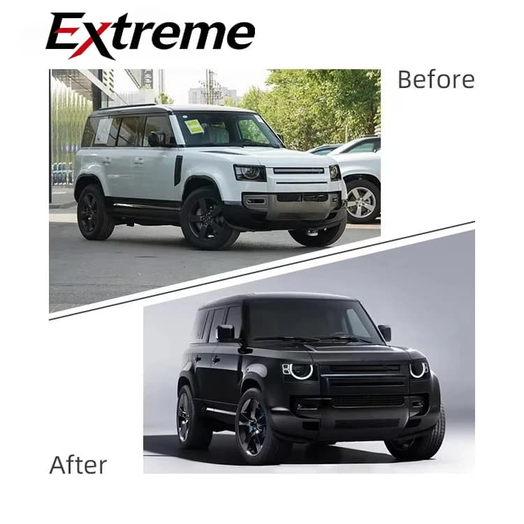 Wholesale Parts Bodykit Full Body Kit Set Modified Upgrade Auto Car for Defender 2020 Black Style for Land Rover