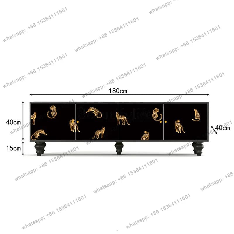 Luxury trendy French Cream style tv cabinet Storage Nordic Delicacy TV Stands Premium mobiletto per tv Living Room Furniture