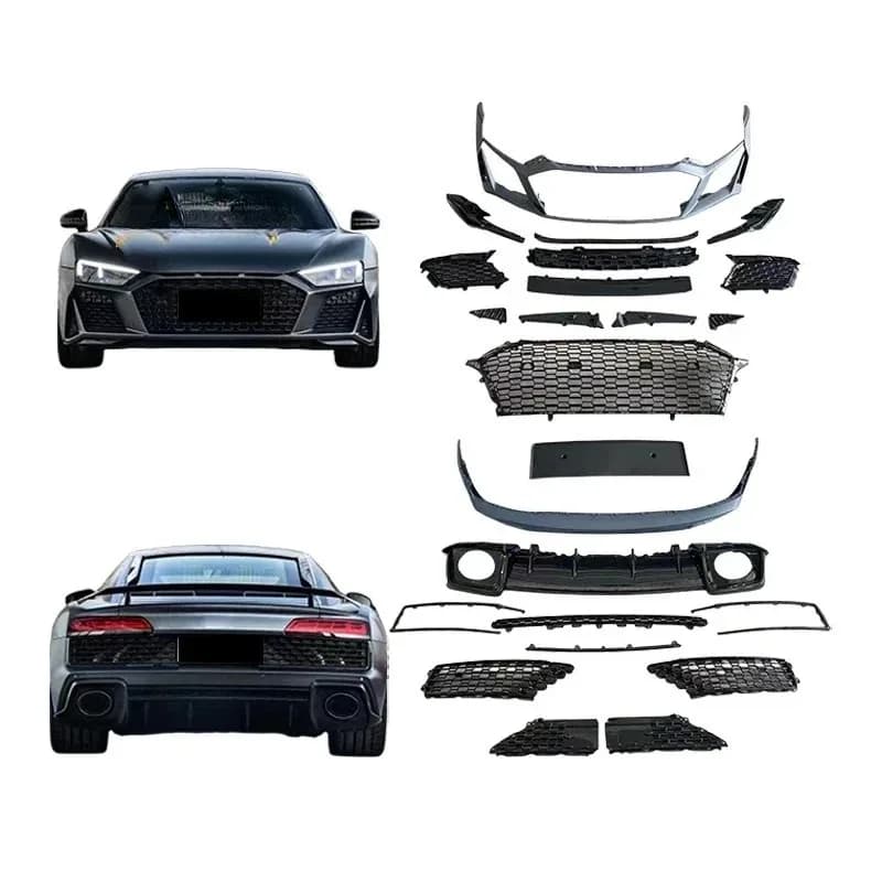 PP plastic R8 2016-2021 facelifts car conversion bumpers body kit for R8 upgr bodykit
