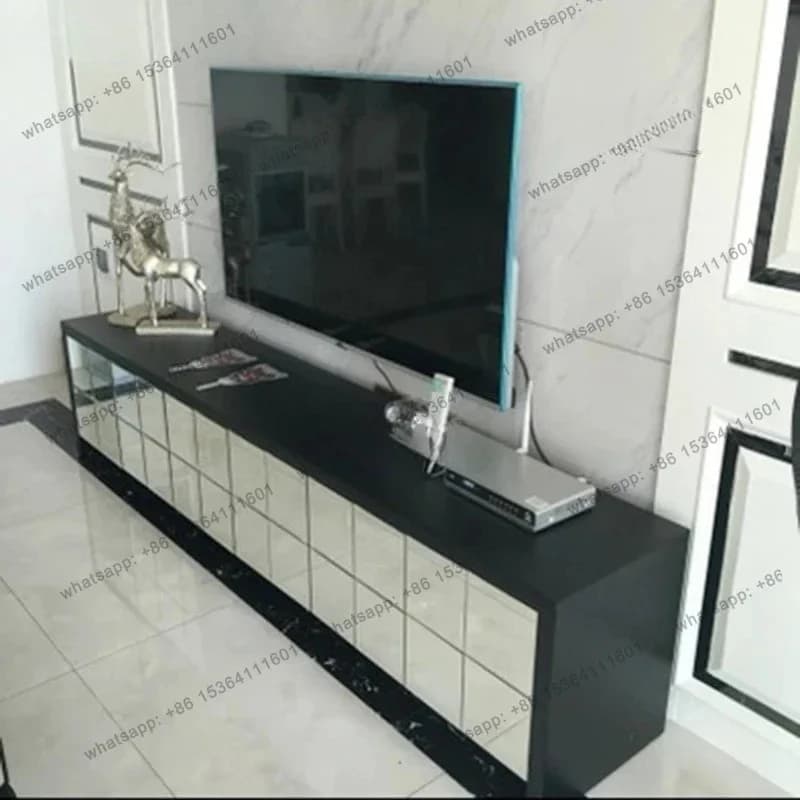 yj21 European fashion mirror TV cabinet living room audio-visual cabinet neoclassical postmodern, can be customized