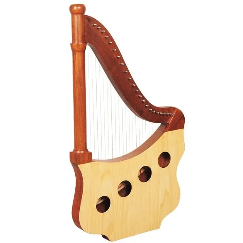 Harp 22 strings, European mahogany lyre, Lyal