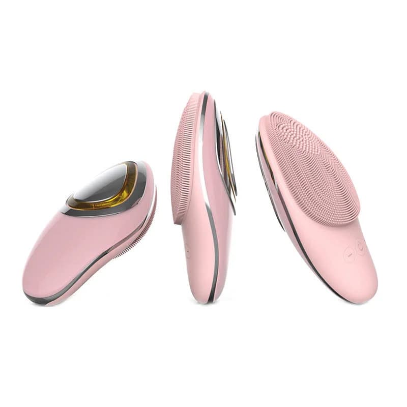 Silicone Electric Skin Massage Facial Cleaning Brush Waterproof Face Washing Machine Wave Massage Facial Cleansing