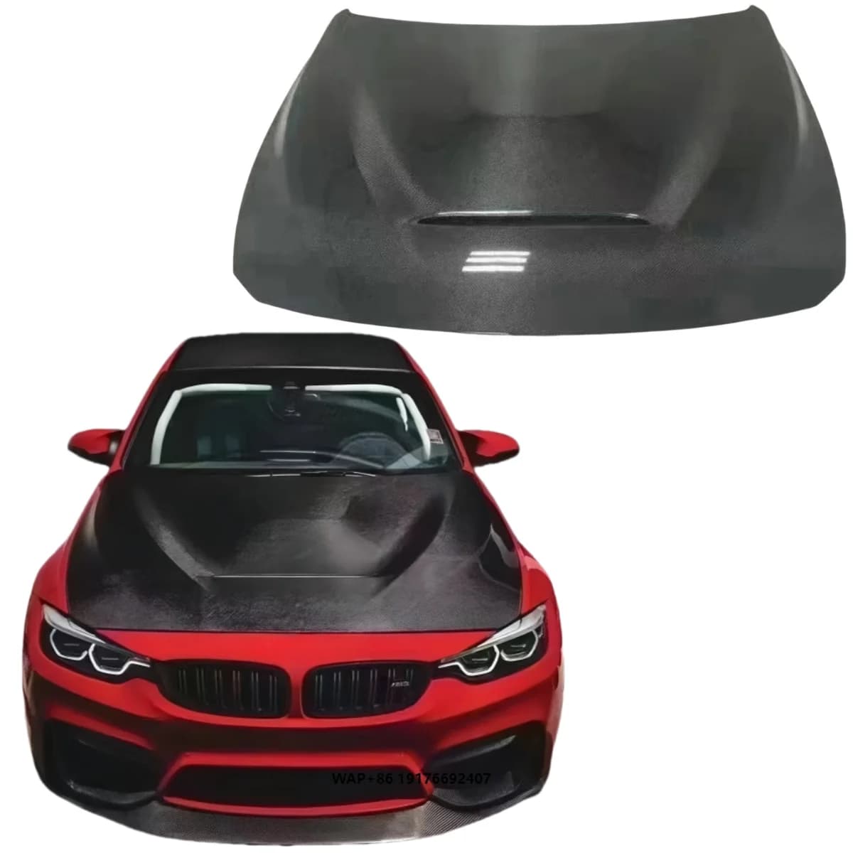GTS Style M3 M4 Carbon Fiber Fibre Front Bonnet Hood forBMW F30 335i 340i 3 Series F32 F33 F36 F34 4 Series G80