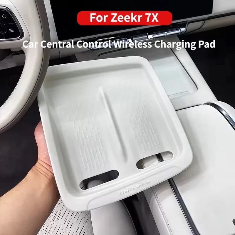 For Zeekr 7X 2025 2026 Car Central Control Wireless Charging Pad Anti-skid Pad Wireless Charging Non-slip Pad Interior Accessory