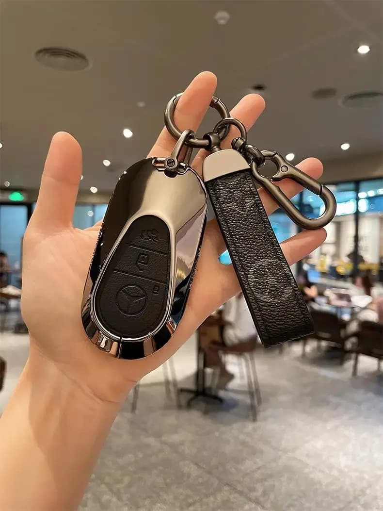 For Mercedes Benz C S Class W223 W206 S260L S350L S400L S450L S500L for Maybach S480 S580 2020 2021 2022 Car Key Case TPU Cover