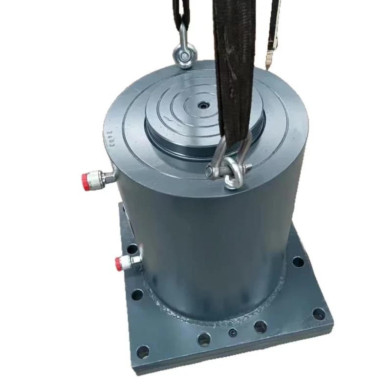 Manual jack double acting piston