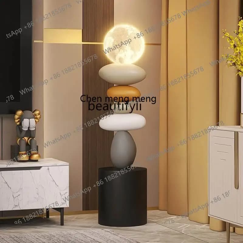 High-End Artistic Living Room Floor Ornaments Creative TV Cabinet next to Home Decorations