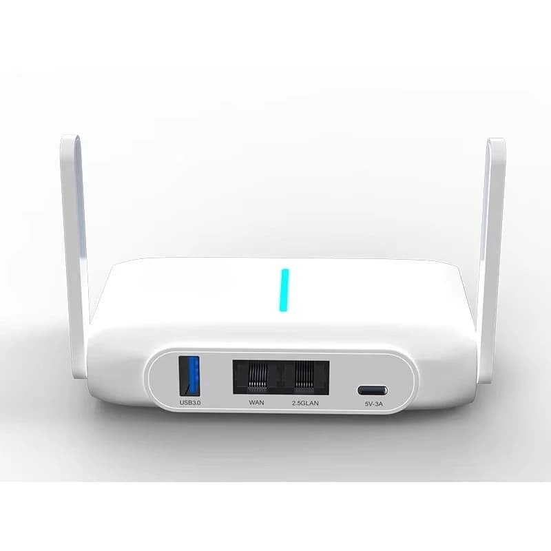 High quality dual band 3000Mbps portable mini wifi6 wireless router 2.5G LAN port wifi router