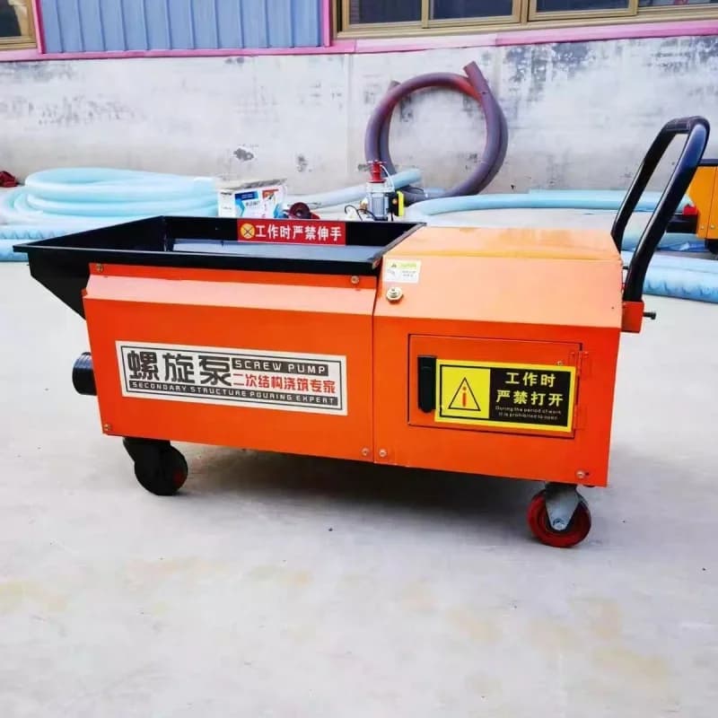 New Model Small Electric Concrete Pump Machine Secondary Structural Hydraulic Structural Column Pouring Grouting Pump
