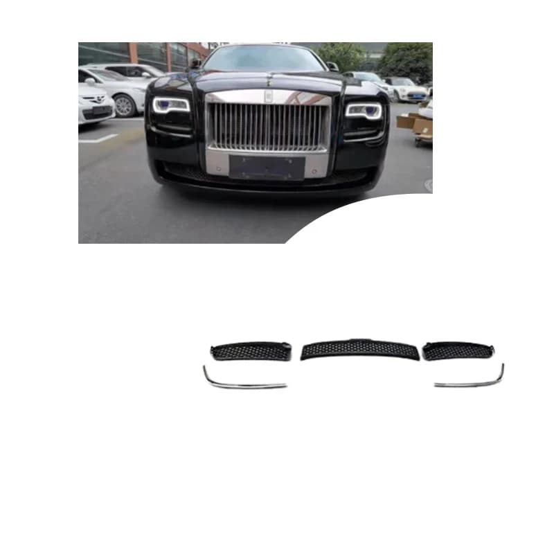 Car Modification Grille Upgr Body Kit Car Bumper Grills Car Mass Grill for Rolls-Royce Ghost Generation 1 Upgr 2