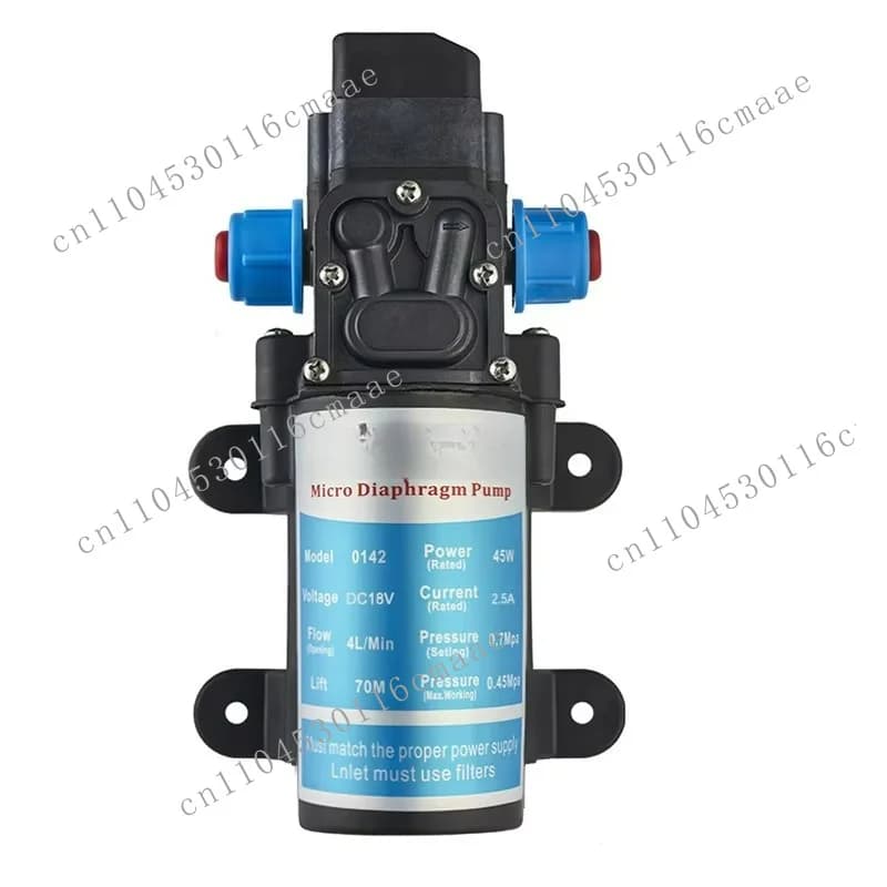 0142YB-18V 45W solar water pump electric diaphragm pump RV marine household washing machine booster water dispenser pump system