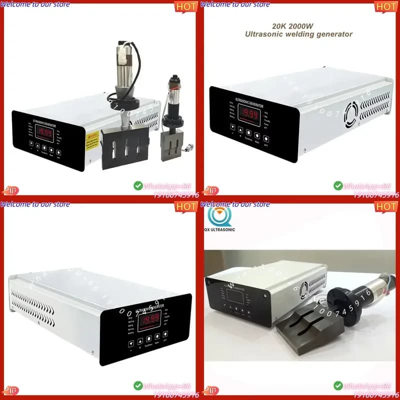 2026Hot Full Automatic Digital 20khz Welding Generator Horn Transducer for Ultrasonic Mask Welding Machine