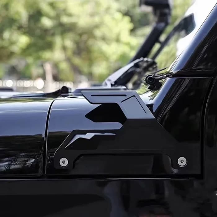 For Factory Custom Off-Road Windshield A-Pillar Dual LED Cube Light Mount For Jeep Wrangler JL 2018-2024 Gladiator JT