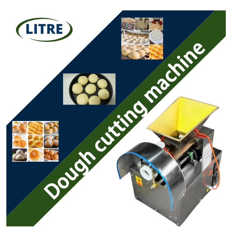 Dough Cutting Equipment Spiral Mixing High Efficiency Dough Dividing Machine