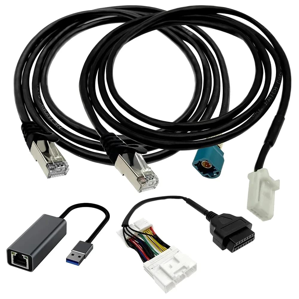 Diagnostic Cables Set for Tesla Model S 3 X Y, USB OBD2 Diagnostic Tools Adapter for Lanuch X431 PADIII/PADV/PADVII/EV MAX/PRO