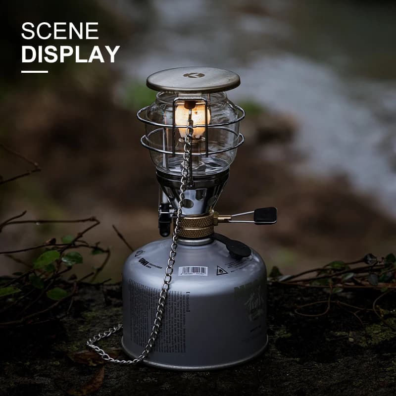 T-4 Outdoor camping light Campingmoon New Arrival Windproof Portable Aluminum Alloy  Butane Camping Gas Lamp Lantern with Bag