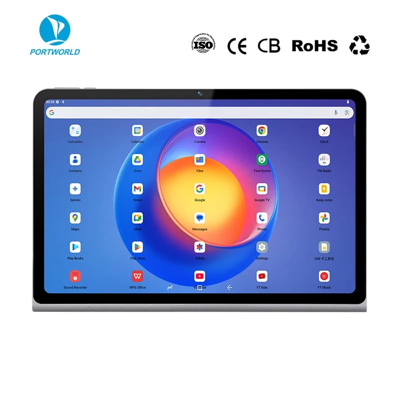 Portworld OEM Restaurant Ordering 13 Inch 4G LTE Android Octa Core Android 16 Tablet PC