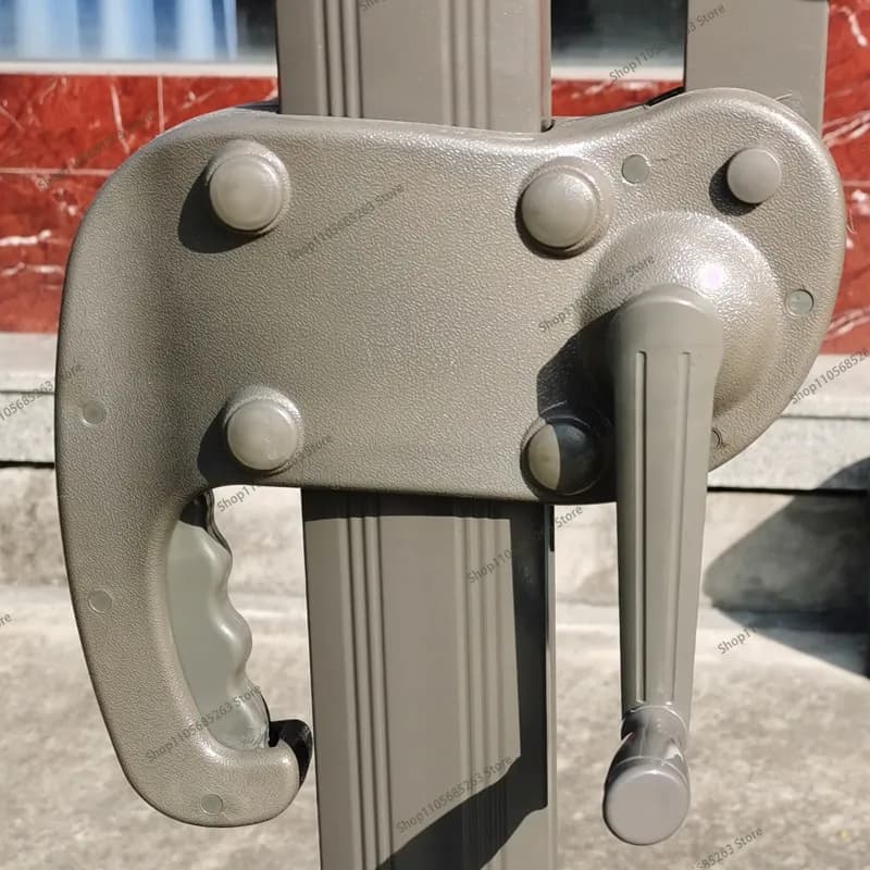 Replacement Handle Crank for Outdoor Patio Umbrella with Aluminum Alloy Shaft Rope Drive Lifting System Parts