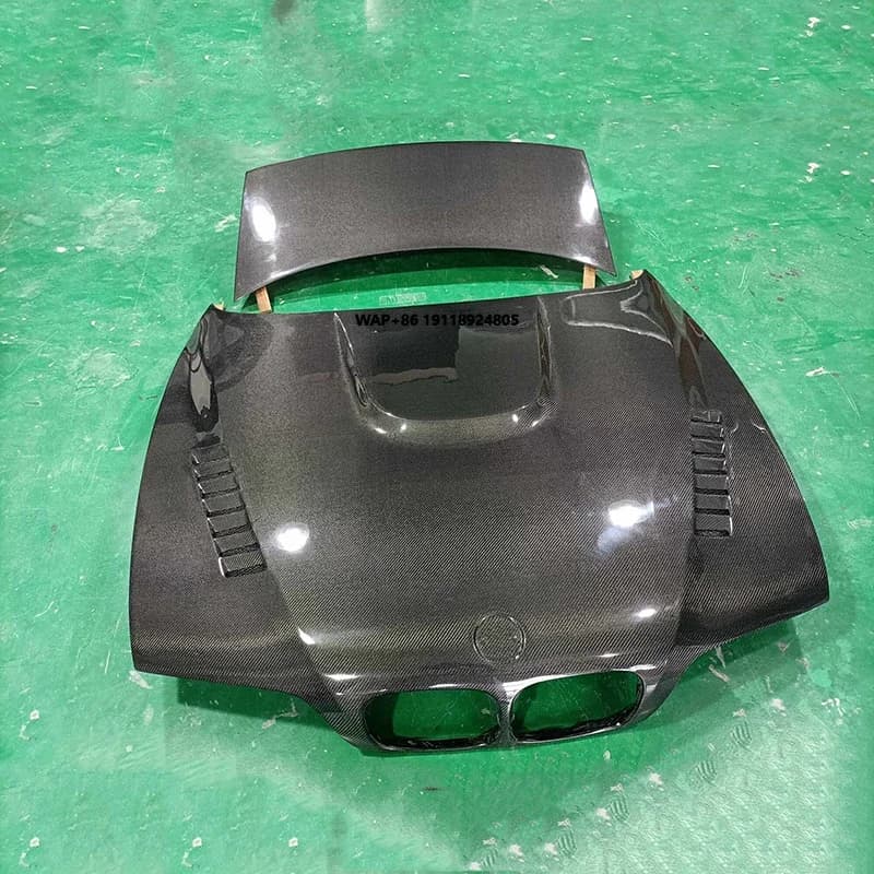 Car Parts E39 Carbon Hood and Trunk for  Gtr Style 520i 530i 540I Vent Bonnet E39