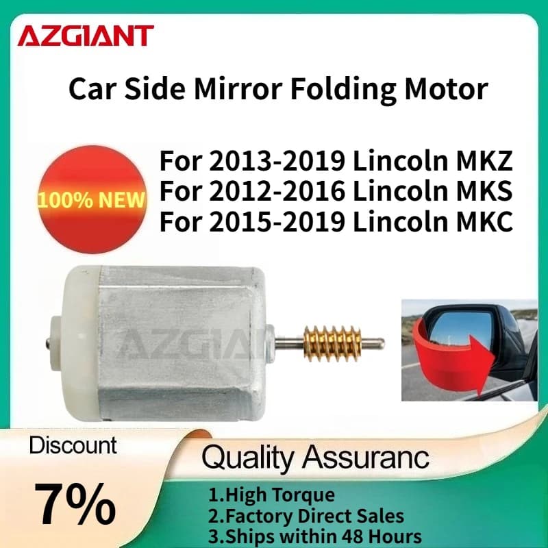 For Lincoln MKZ 2013-2019/MKS 2012-2016/MKC 2015-2019 AZGIANT Car Side Mirror Folding Motor Brand New replacement parts OEM