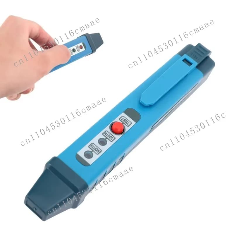 CS Magnetic Polarity Tester ABS Material, Accurate Portable North and South Pole Detector, Generator 10x1.5x1.5cm