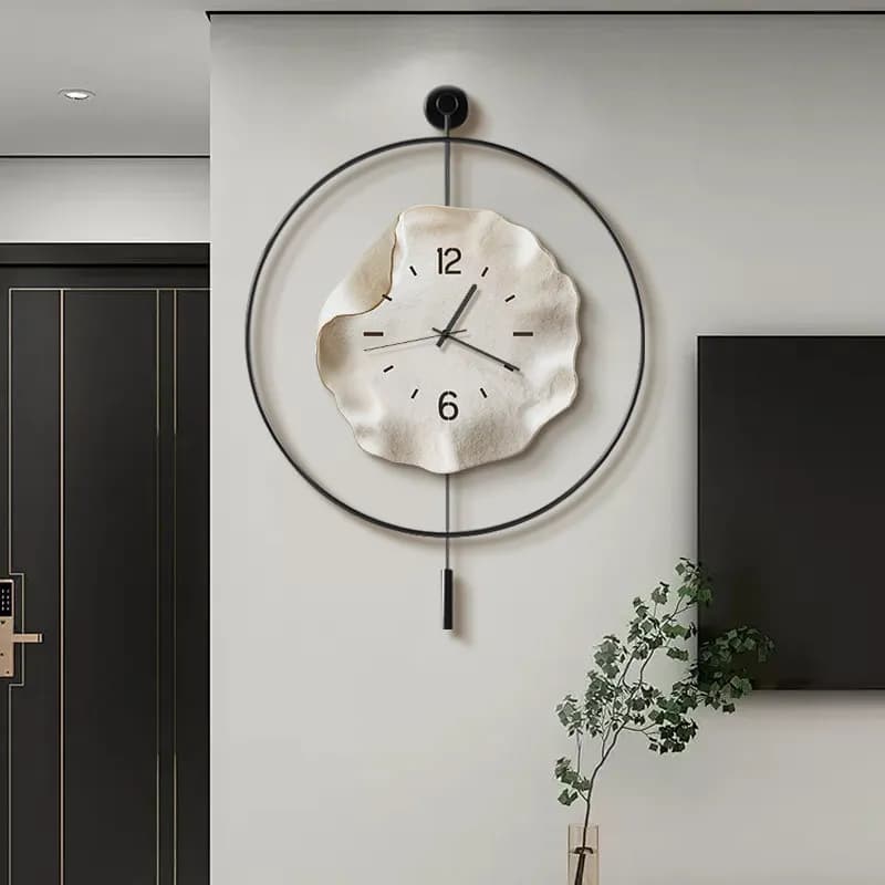 12/14inch Sway Wall Clock Living Room Minimalist Wall Watch Creative Bedroom Silent Round Clocks Fashion Home Decor Quartz Clock